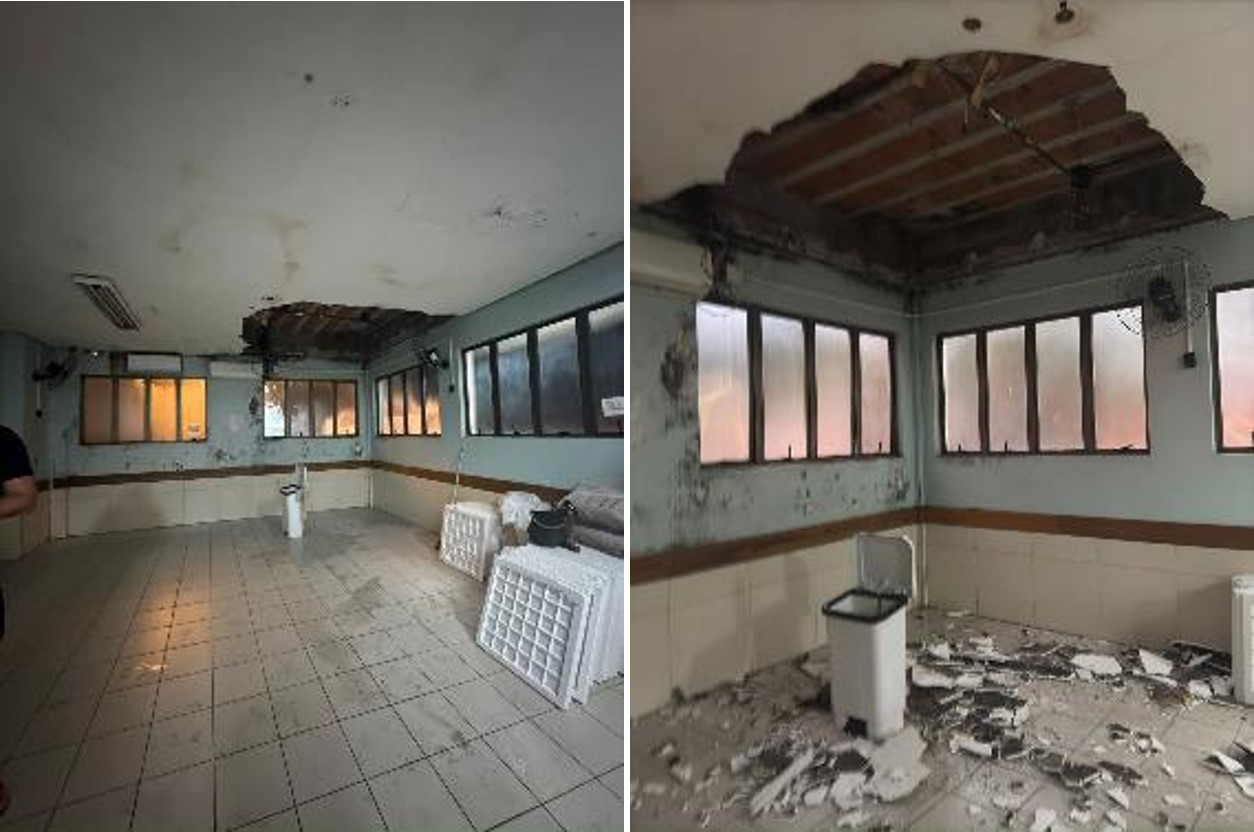Manutenção Vazamento Prefeitura (RS) - Antes